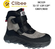 Черевики зимові Clibee HC529 grey-red 32-37