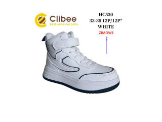 Хайтопи зимові Clibee HC530 white 33-38