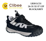 Кроссовки Clibee LC51 black-grey 32-37