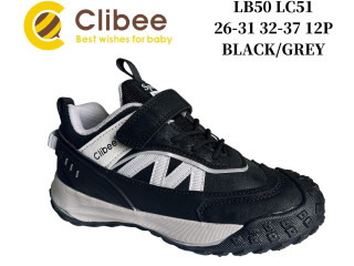 Кросівки Clibee LC51 black-grey 32-37