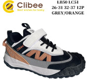 Кроссовки Clibee LB50 grey-orange 26-31
