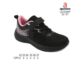 Кросівки дитячі Apawwa LG1030P black-pink 32-37