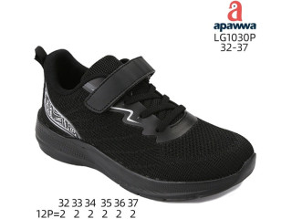 Кросівки дитячі Apawwa LG1030P black 32-37
