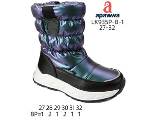 Дутики Apawwa LK935P-B-1 green 27-32