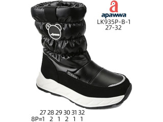Дутики Apawwa LK935P-B-1 black 27-32