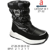 Дутики Apawwa LK935P-B-1 black 27-32