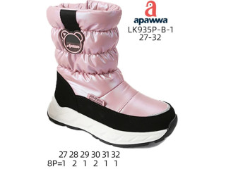 Дутики Apawwa LK935P-B-1 pink 27-32