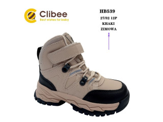 Черевики зимові Clibee HB539 khaki 27-32