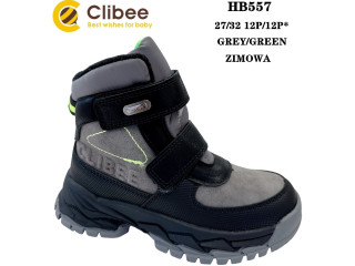 Черевики зимові Clibee HB557 grey-green 27-32
