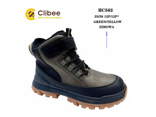 Черевики зимові Clibee HC562 green-yellow 33-38