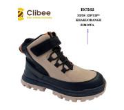 Черевики зимові Clibee HC562 khaki-orange 33-38