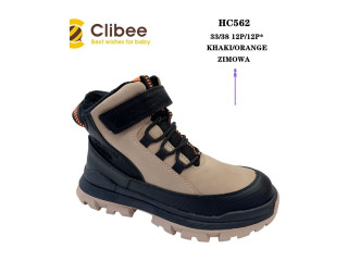 Черевики зимові Clibee HC562 khaki-orange 33-38