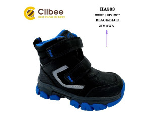 Черевики зимові Clibee HA503 black-blue 22-27