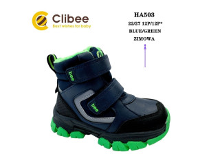 Черевики зимові Clibee HA503 blue-green 22-27