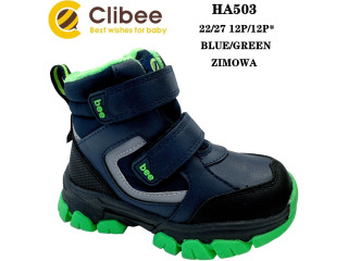 Черевики зимові Clibee HA503 blue-green 22-27