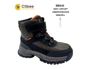 Черевики зимові Clibee HB545 green-orange 26-31