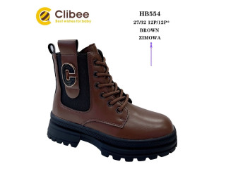 Черевики зимові Clibee HB554 brown 27-32