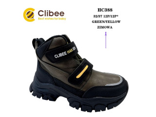 Черевики зимові Clibee HC388 green-yellow 32-37