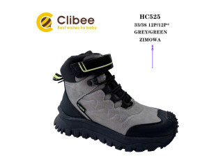 Черевики зимові Clibee HC525 grey-green 33-38