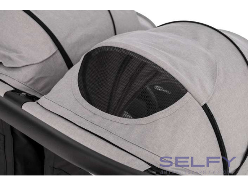 Коляска для дитини прогулянкова FreeON Active TWIN, сіра, Фото 4