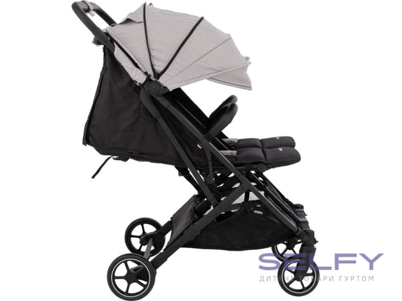 Коляска для дитини прогулянкова FreeON Active TWIN, сіра, Фото 3