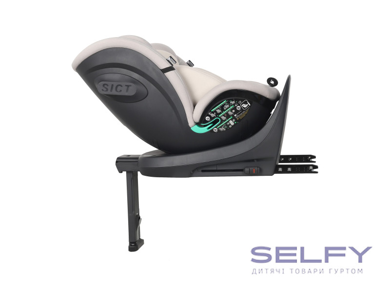 Автокрісло FreeON Space, поворотність 360° i-Size 40-150 см, beige, Фото 4