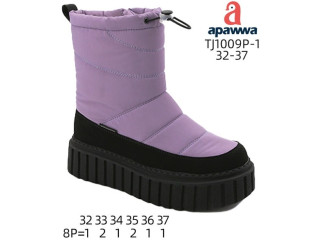 Дутики Apawwa TJ1009P-1 purple 32-37
