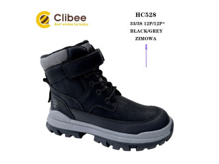 Черевики зимові Clibee HC528 black-grey 33-38