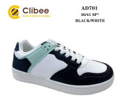 Кроссовки Clibee AD701 black-white 36-41