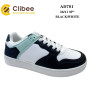 Кроссовки Clibee AD701 black-white 36-41