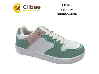 Кроссовки Clibee AD701 green-white 36-41