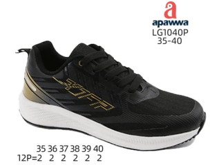 Кроссовки Apawwa LG1040P black-gold 35-40