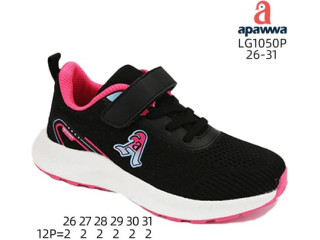 Кроссовки Apawwa LG1050P black-fuchsia 26-31