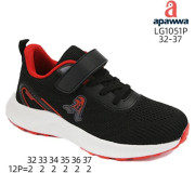 Кросівки Apawwa LG1051P black-red 32-37