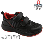 Кросівки Apawwa LG1061P black-red 32-37