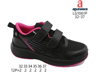 Кросівки Apawwa LG1061P black-fuchsia 32-37