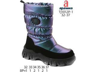 Дутики Apawwa TJ1012P-1 green 32-37