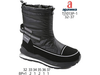 Дутики Apawwa TJ1013P-1 black 32-37