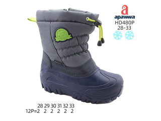 Дутики Apawwa HD480P grey-green 28-33