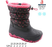 Дутики Apawwa HD481P black-fuchsia 22-27