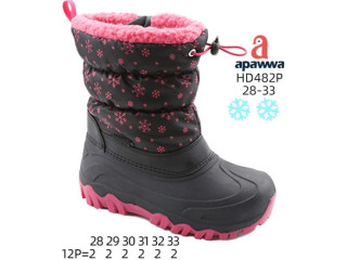 Дутики Apawwa HD482P black-fuchsia 28-33