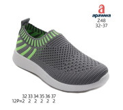 Кросівки дитячі Apawwa Z48 grey-green 32-37