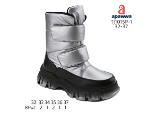 Дутики Apawwa TJ1015P-1 silver 32-37