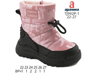 Дутики Apawwa TJ992P-1 pink 22-27