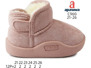 Уггі зимові Apawwa C960 pink 21-26