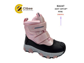 Дутики Clibee HA547 pink 22-27