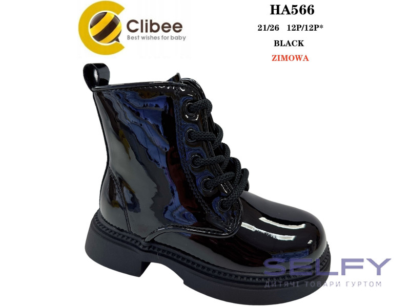 Черевики зимові Clibee HA566 black 21-26, Фото 1
