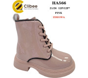 Черевики зимові Clibee HA566 pink 21-26