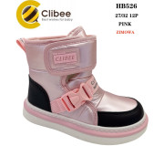 Дутики Clibee HB526 pink 27-32