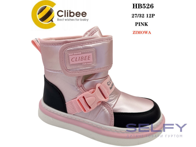 Дутики Clibee HB526 pink 27-32, Фото 1